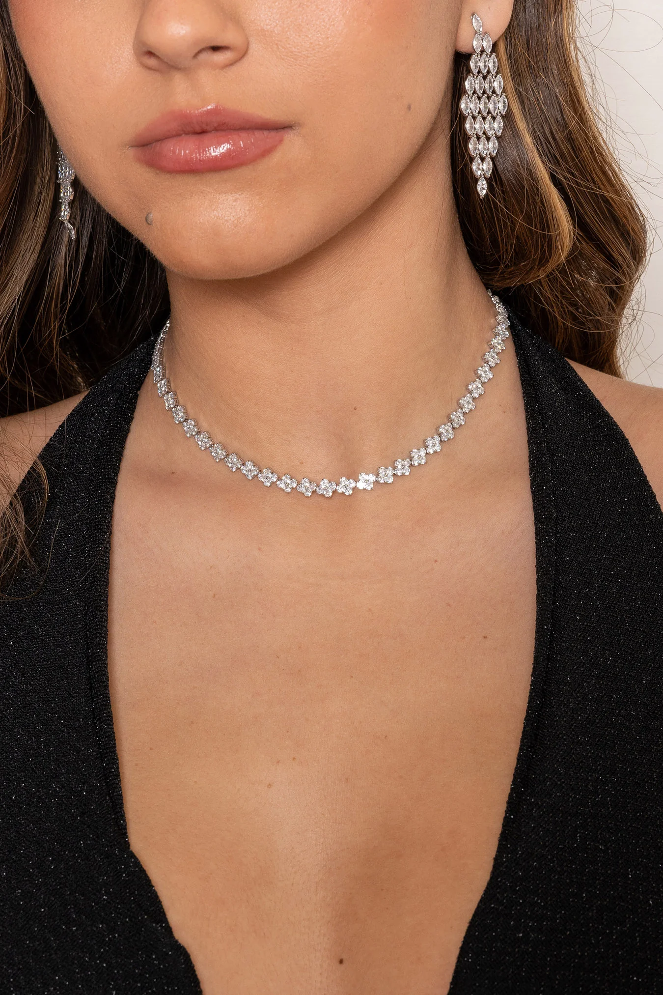 Collar Flor Plata - Image 2