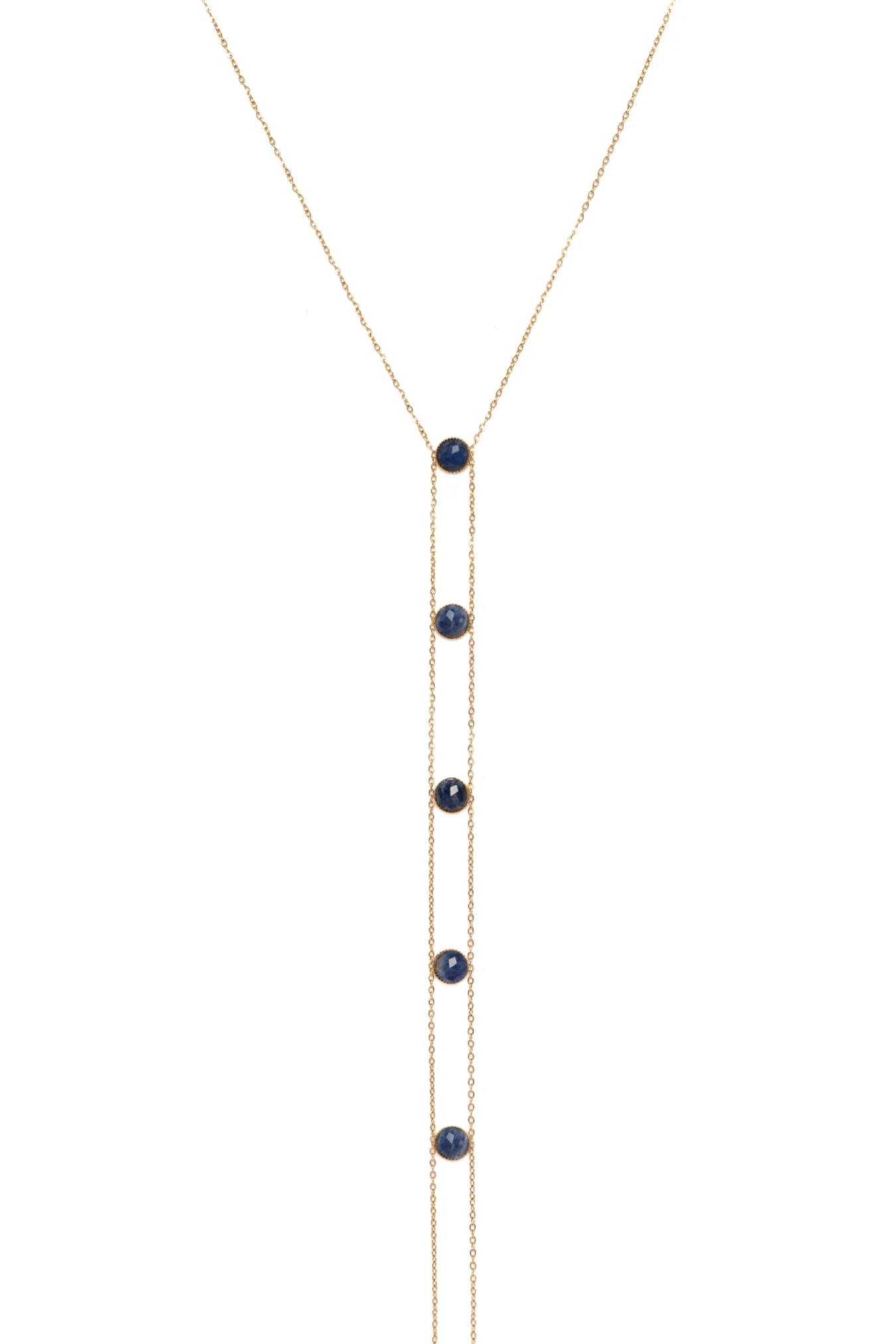 Collar Sodalita oro
