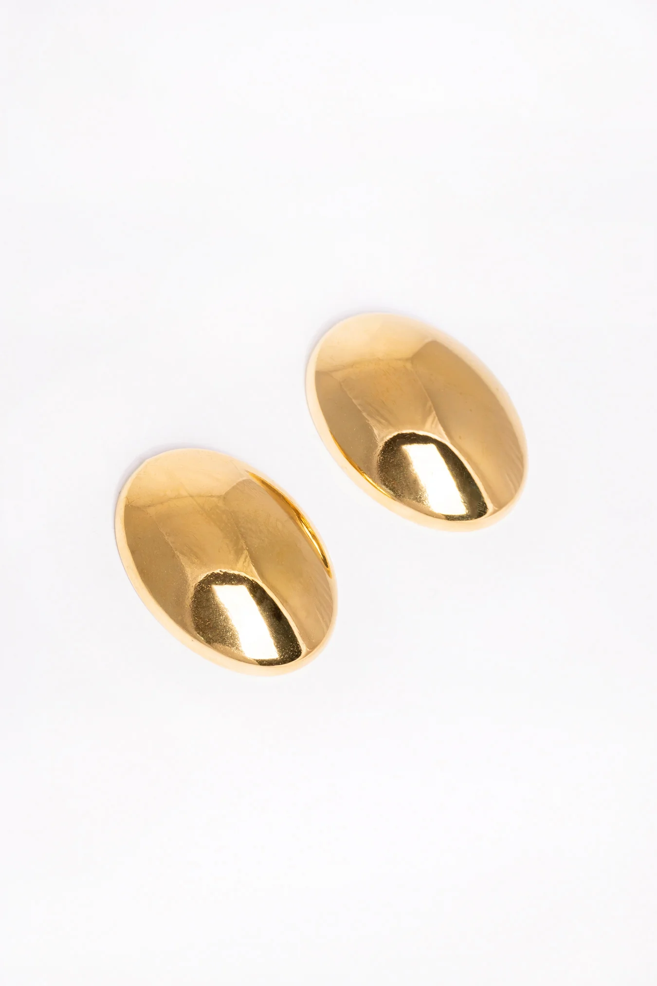 Pendientes Big Buttons Oro - Image 2