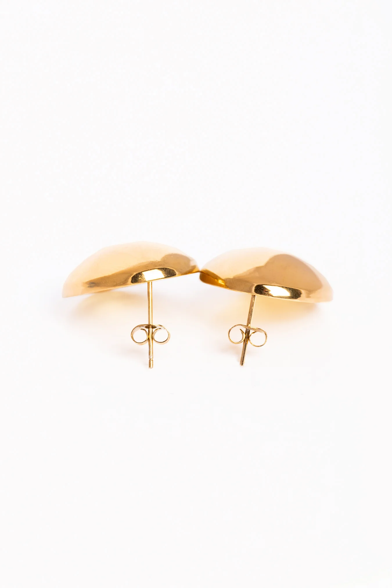 Pendientes Big Buttons Oro - Image 3