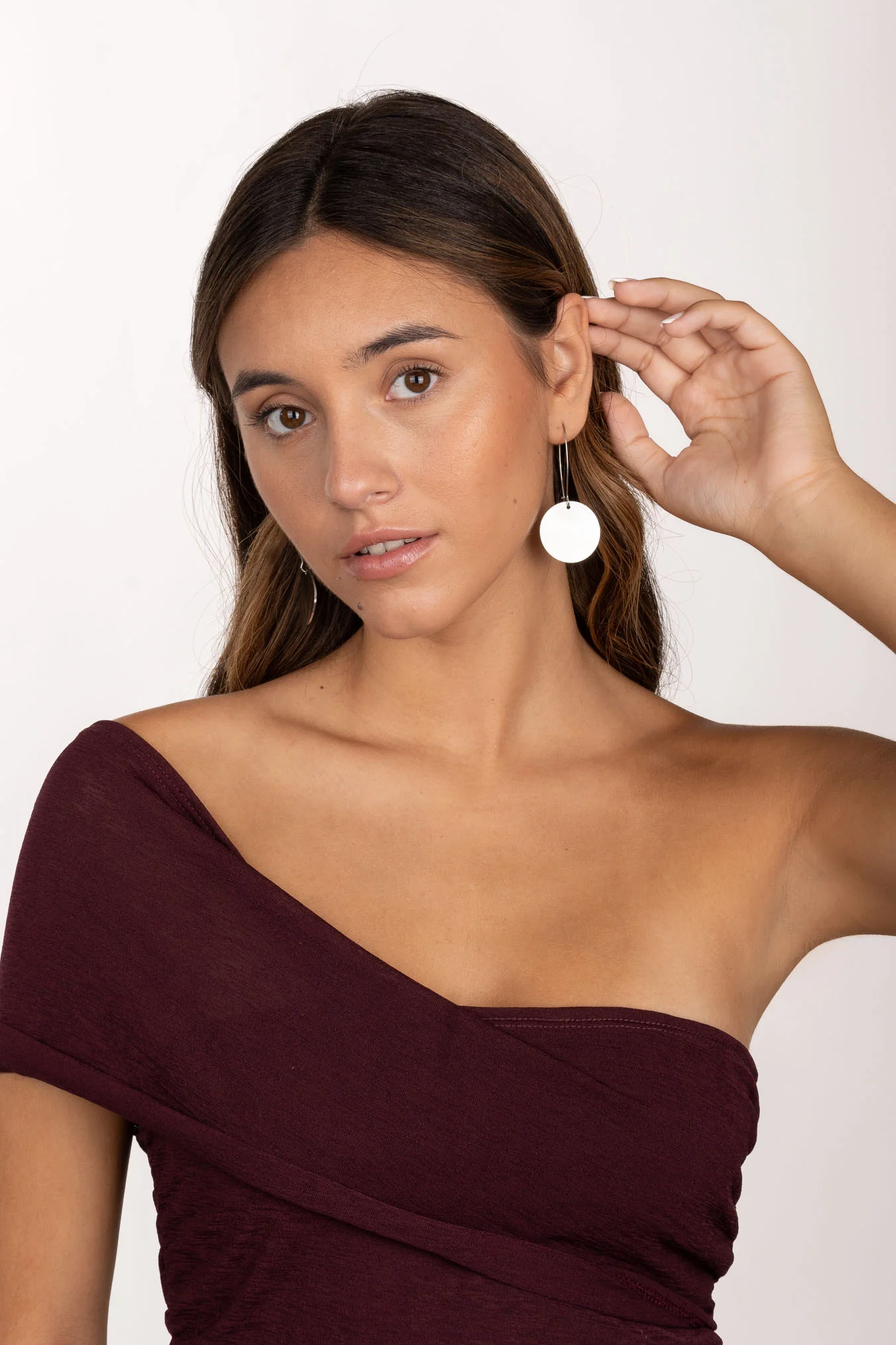 Pendientes Disc Plata - Image 2
