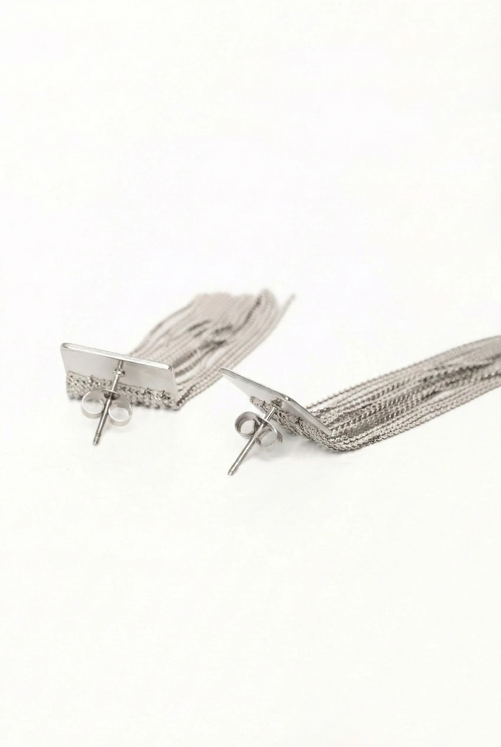 Pendientes Minimal Plata - Image 3