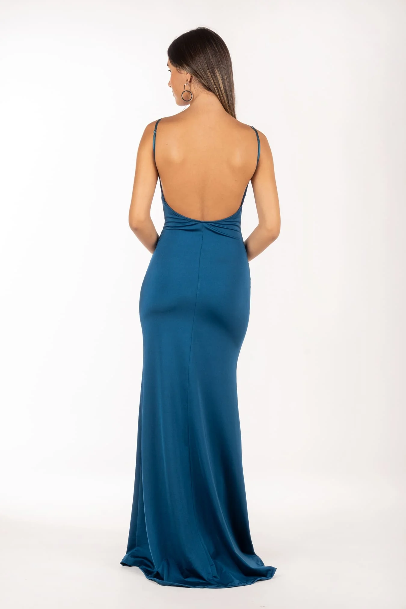 Priscila Dress Azul Petroleo - Image 3