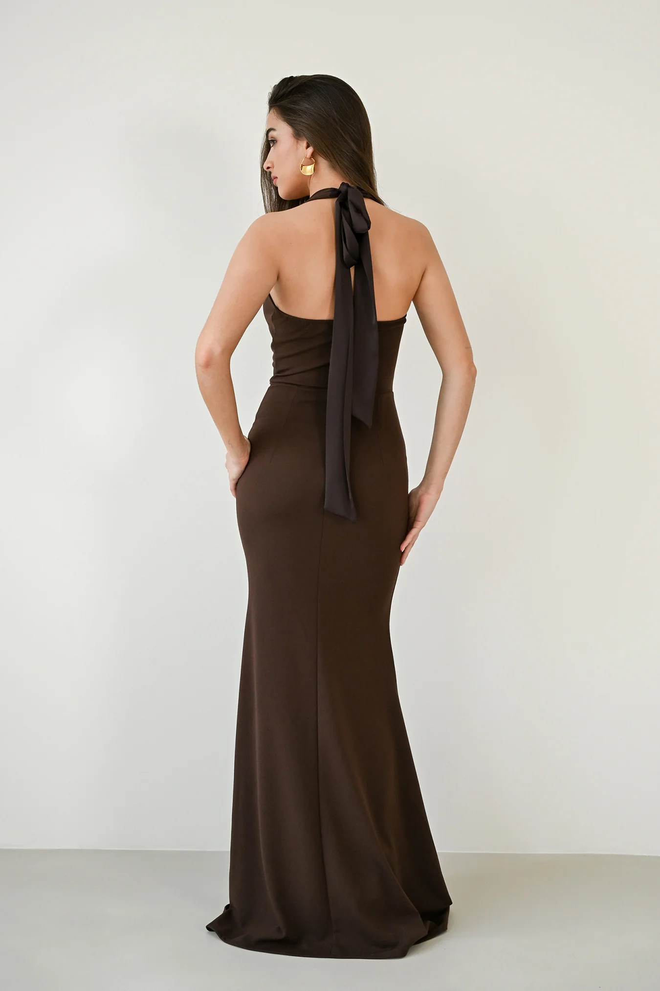 Vestido Adèle Marrón - Image 6