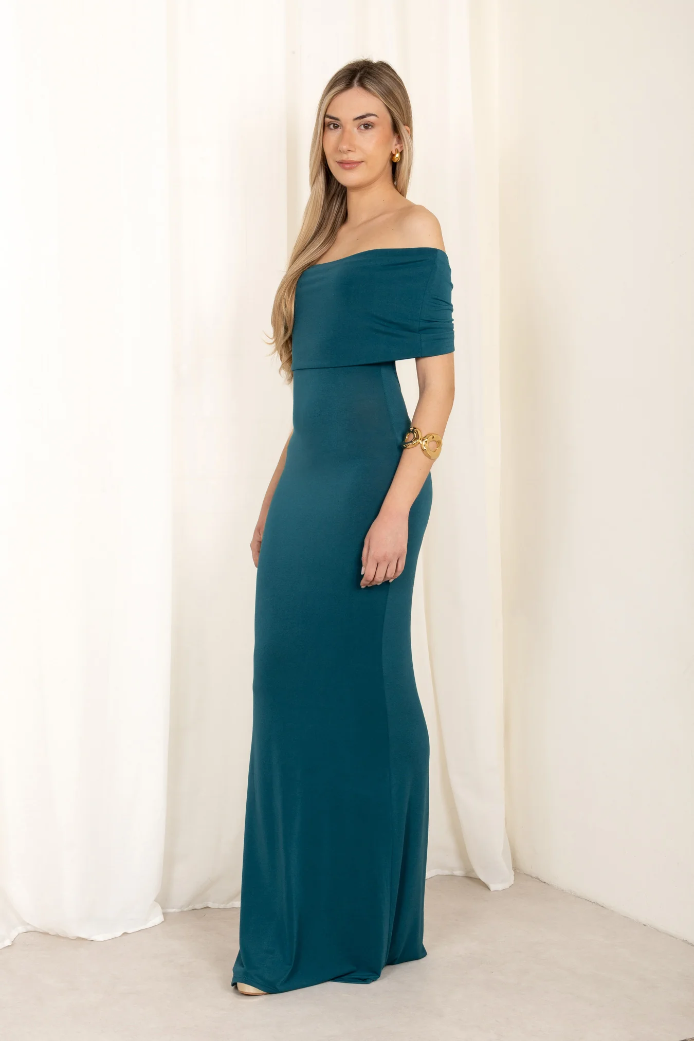 Vestido Brisa Azul Petroleo - Image 5