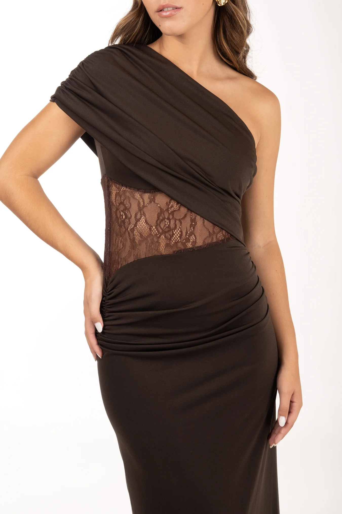 Vestido Dalia Marrón - Image 3