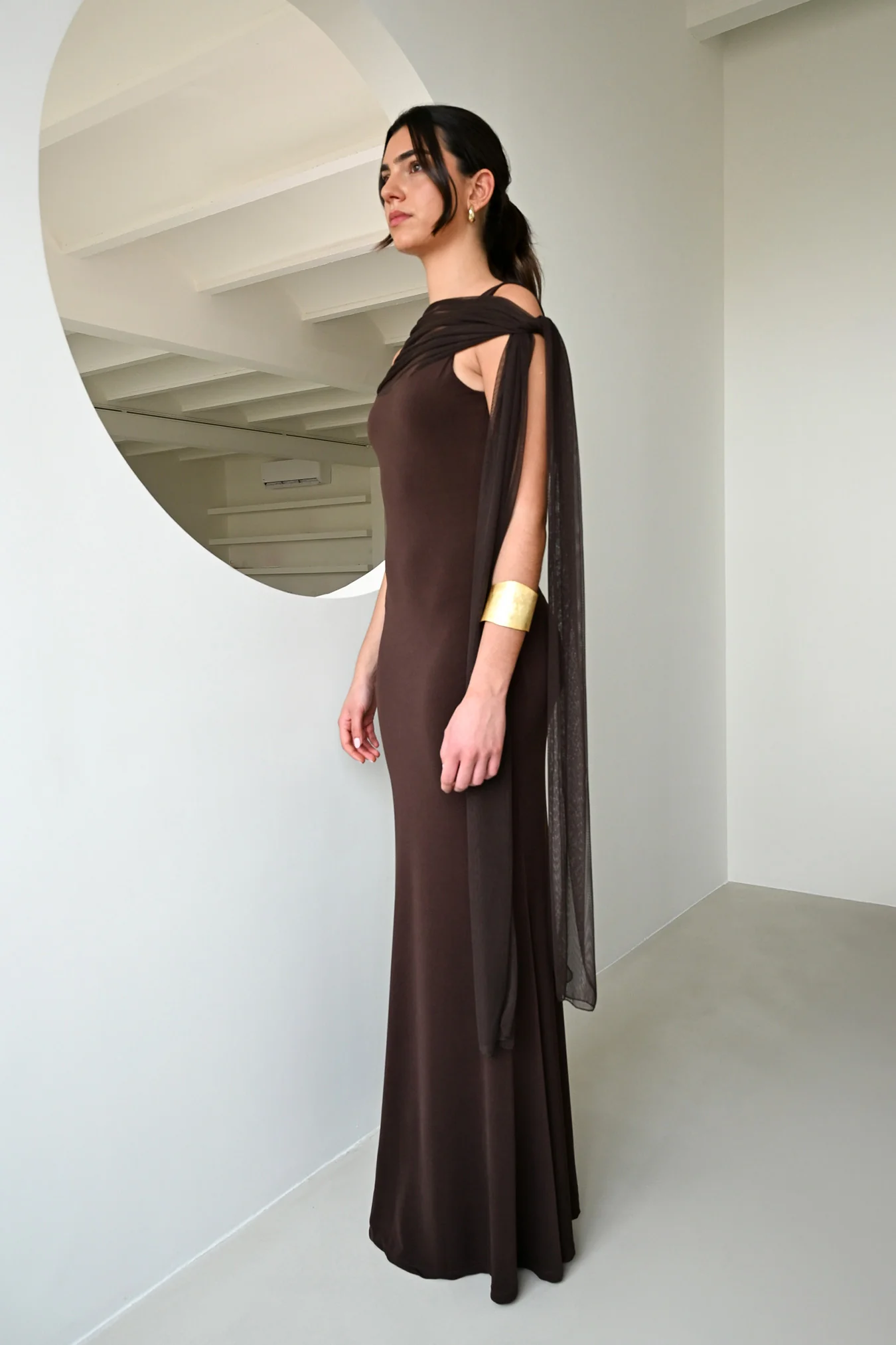Vestido Eloise Marrón - Image 4