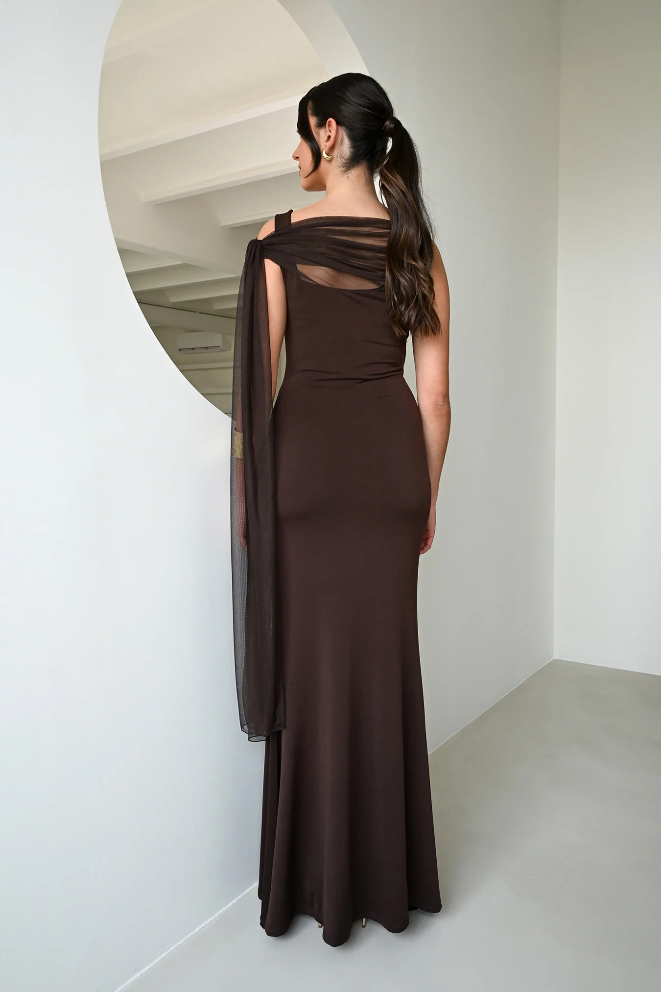 Vestido Eloise Marrón - Image 5