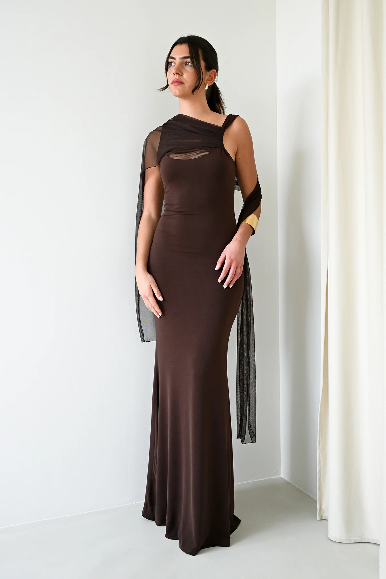 Vestido Eloise Marrón - Image 6
