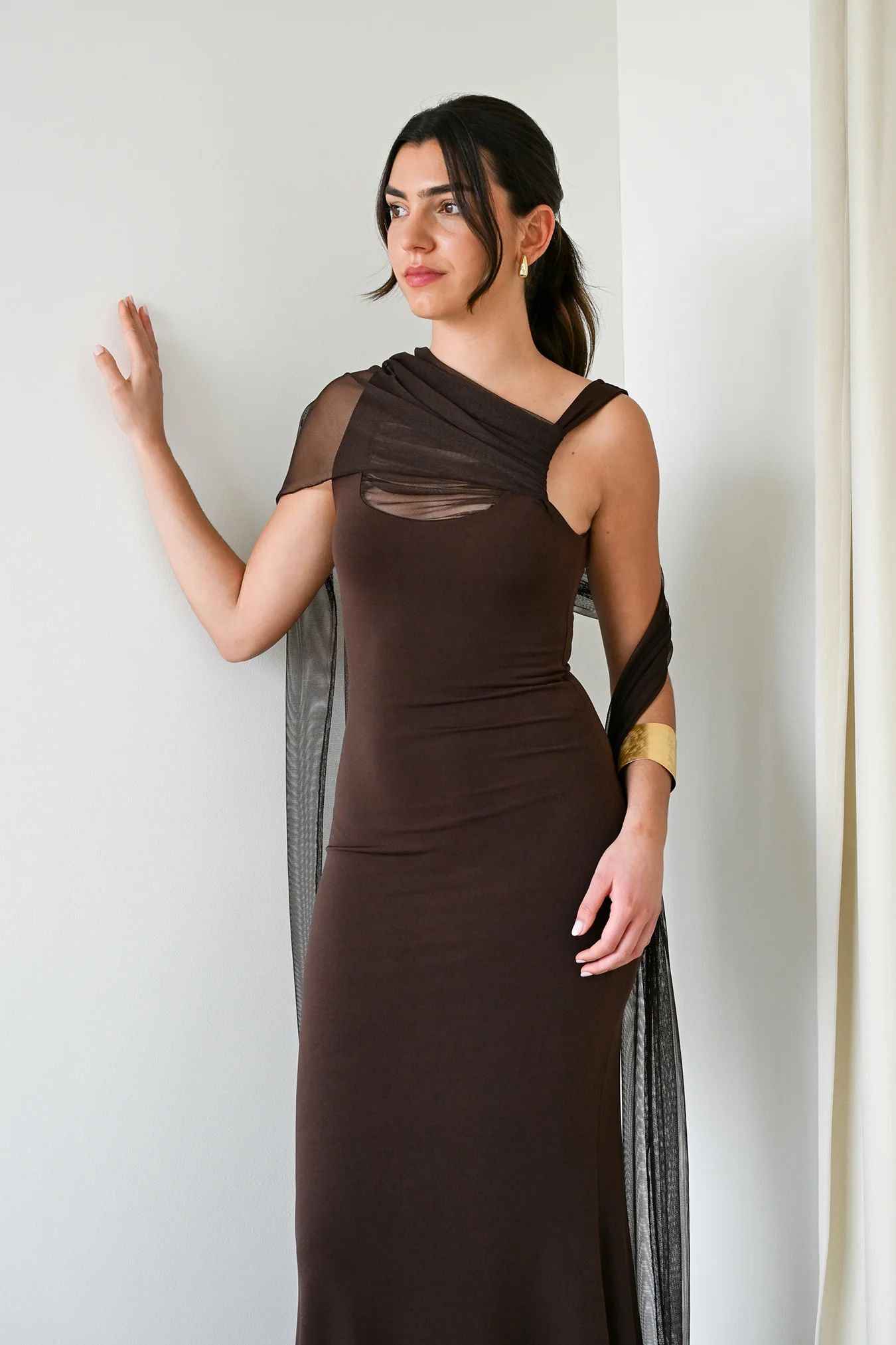 Vestido Eloise Marrón - Image 7