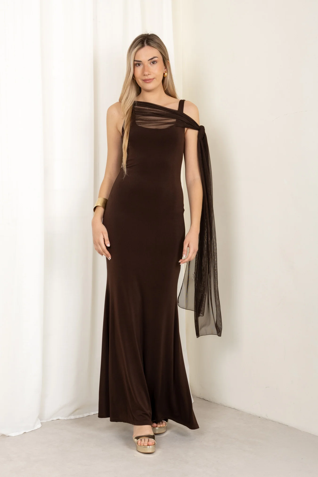 Vestido Eloise Marrón - Image 8