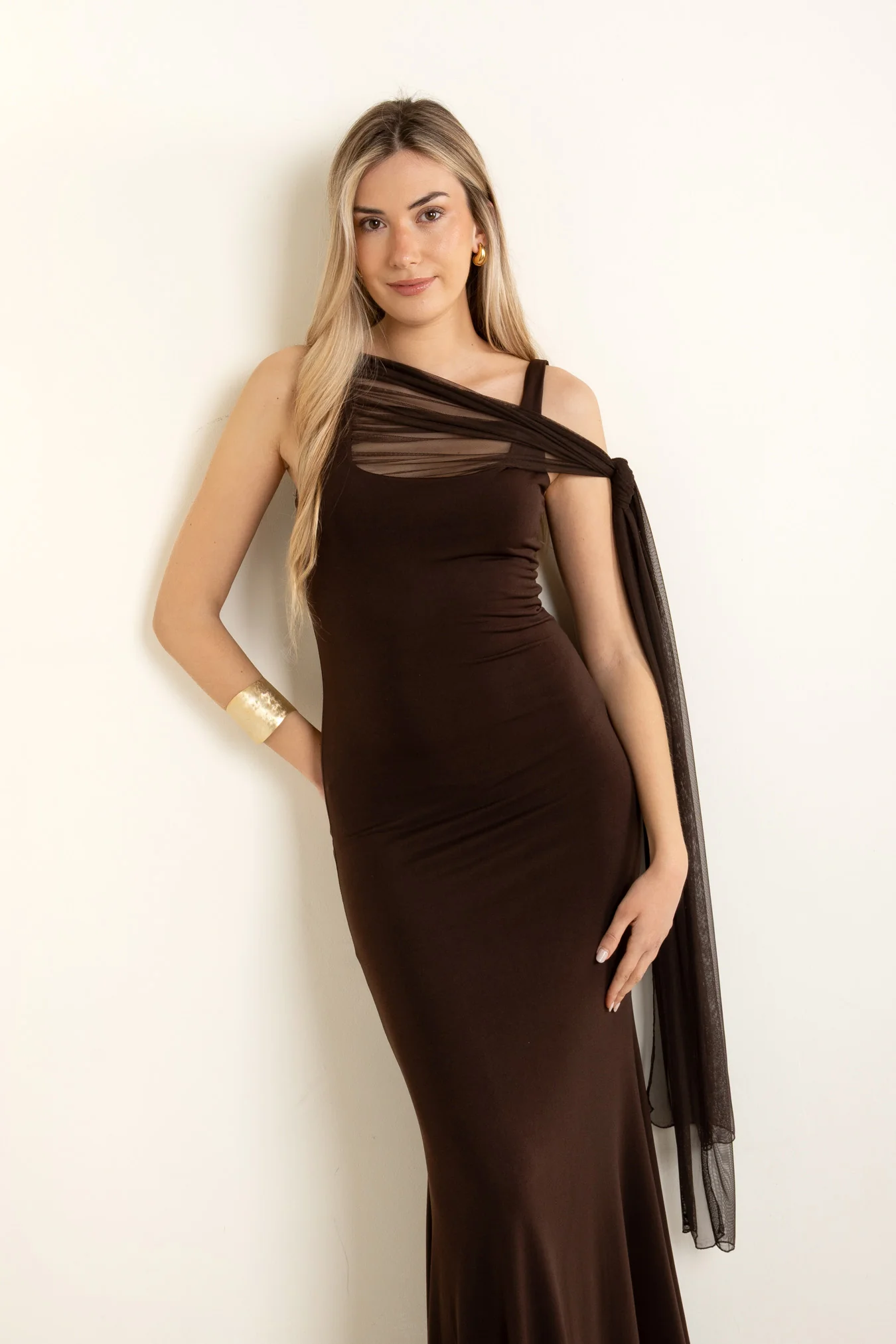 Vestido Eloise Marrón - Image 9