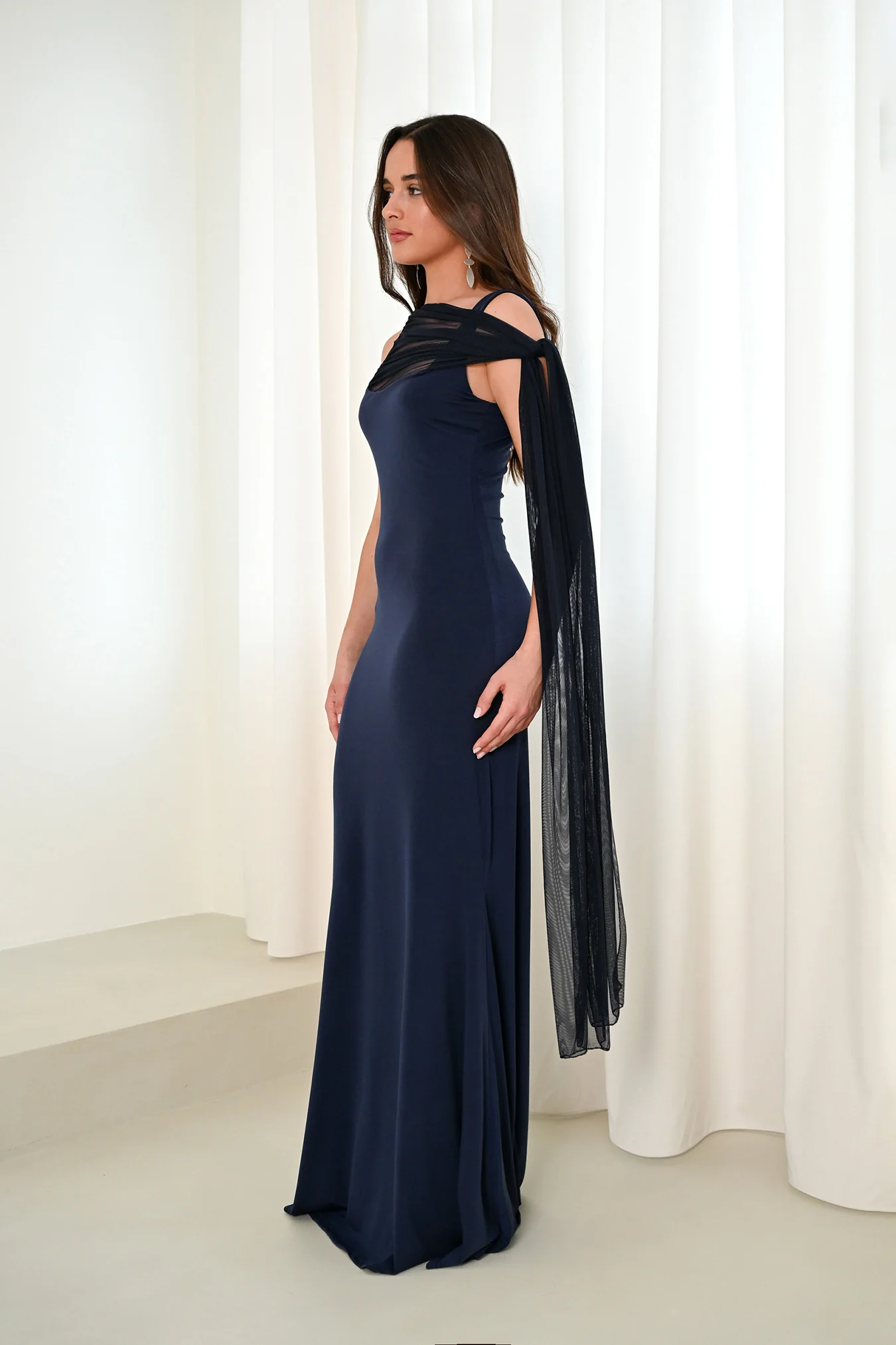 Vestido Eloise Azul Noche - Image 3
