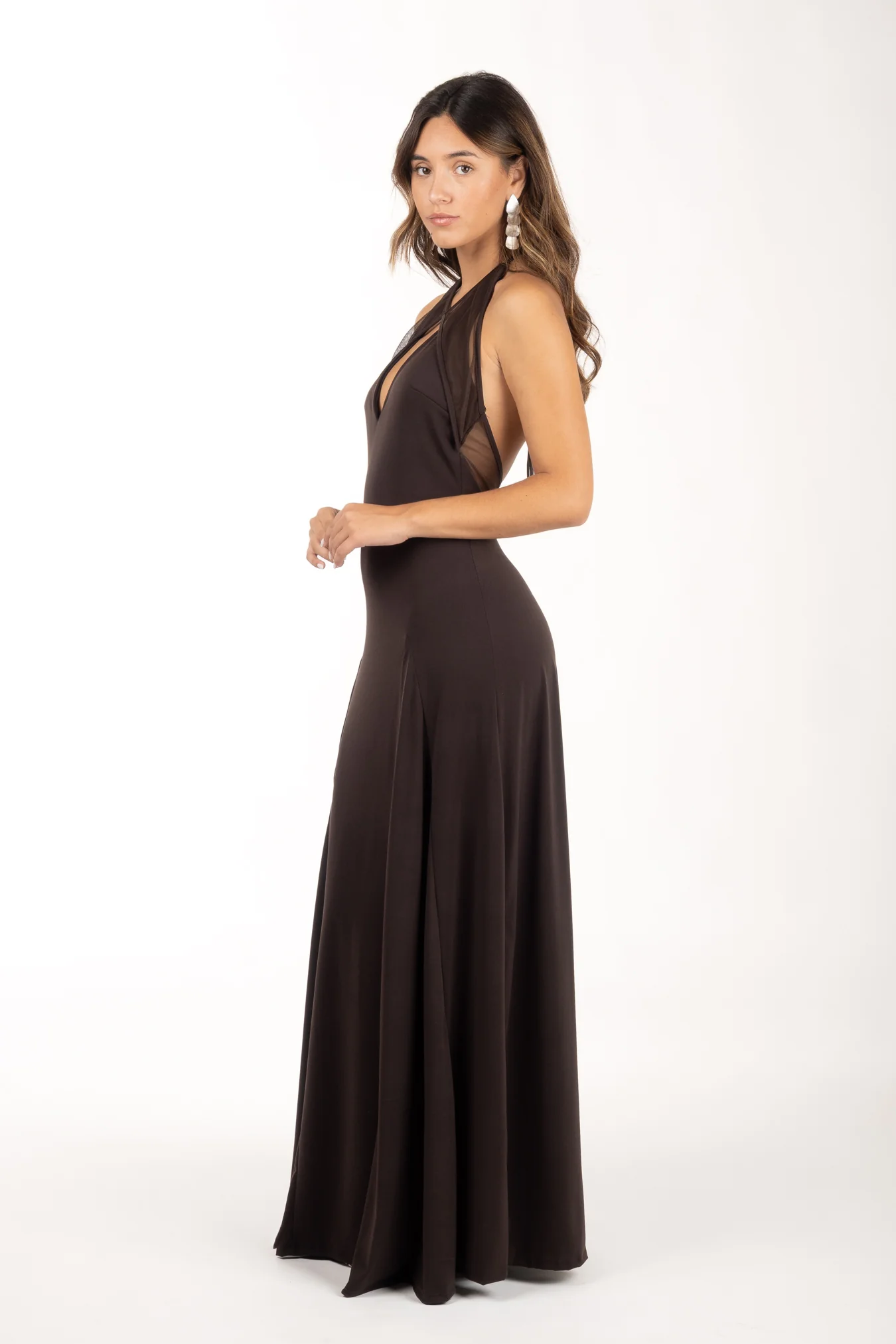 Vestido Honey Marrón - Image 3