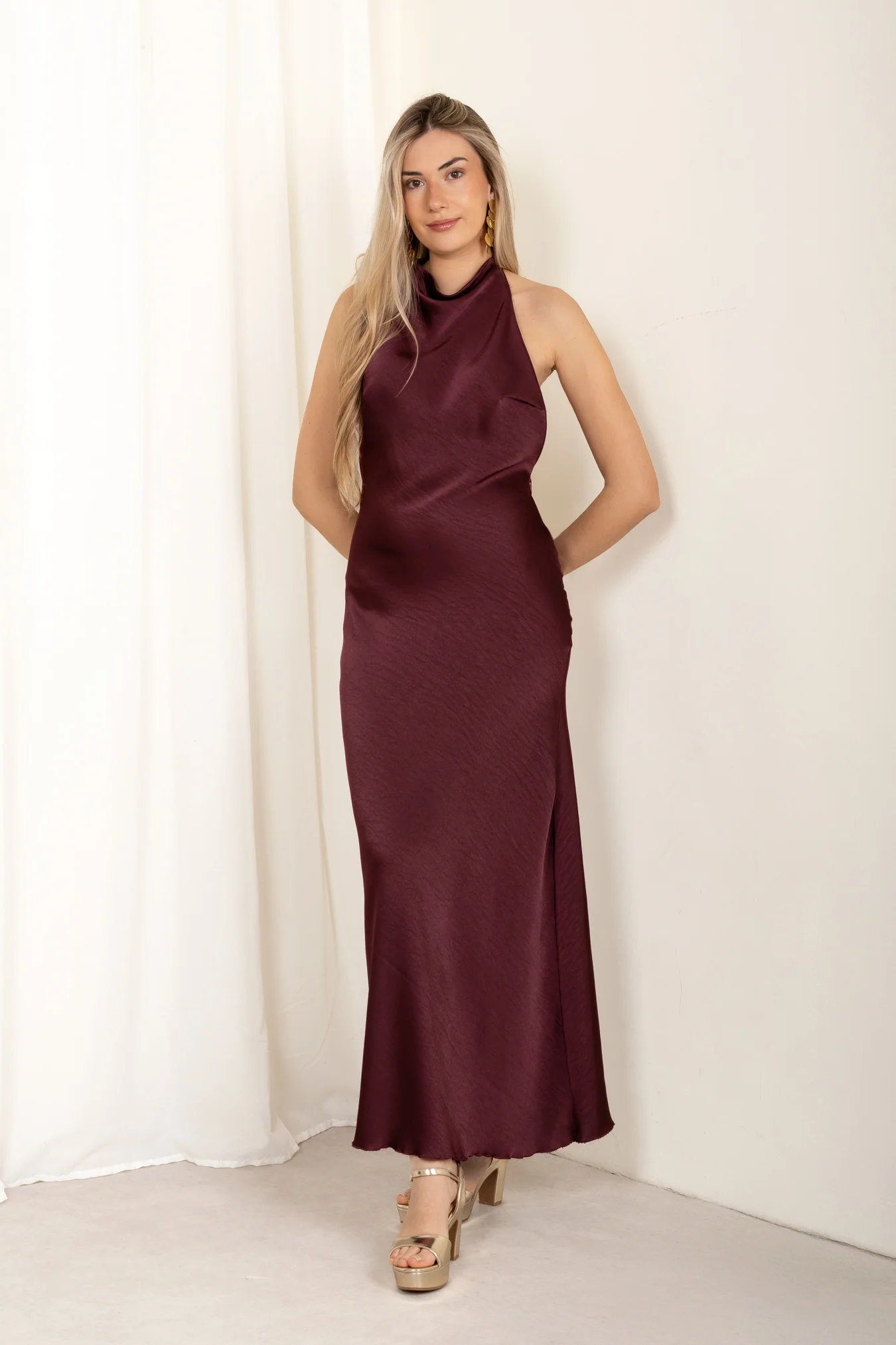 Vestido Icon Borgoña - Image 5