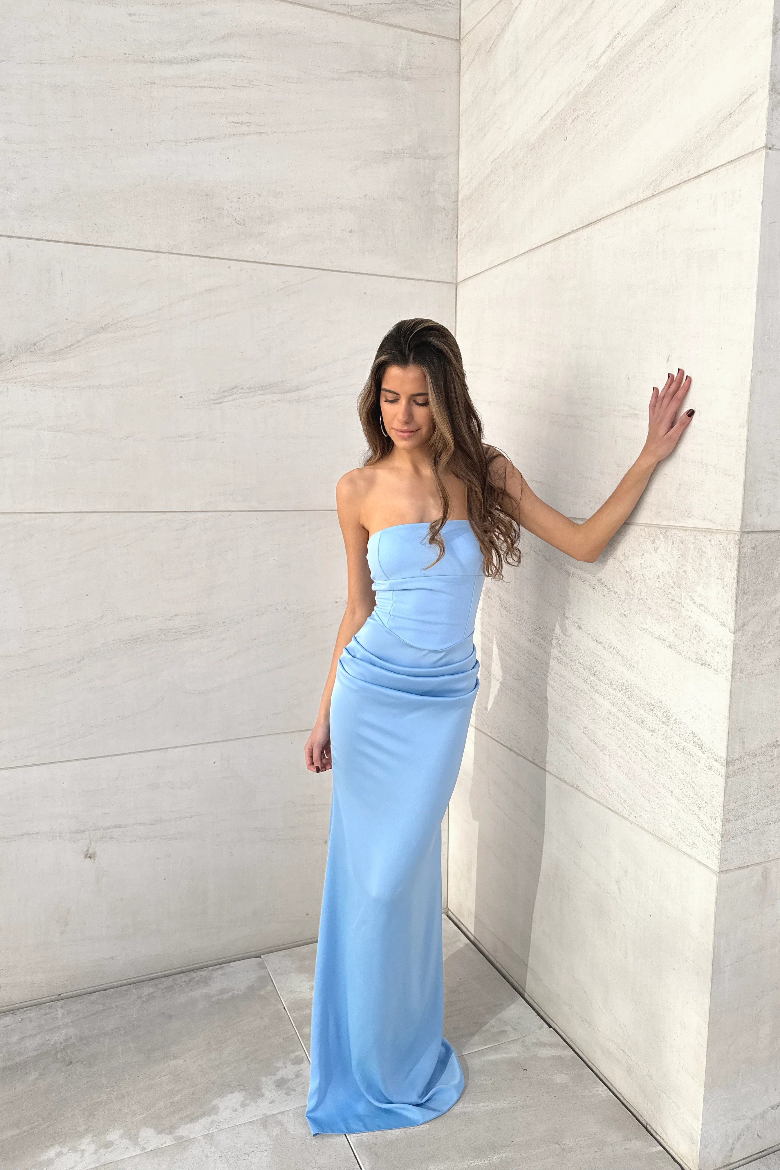 Vestido Isabella Celeste - Image 3
