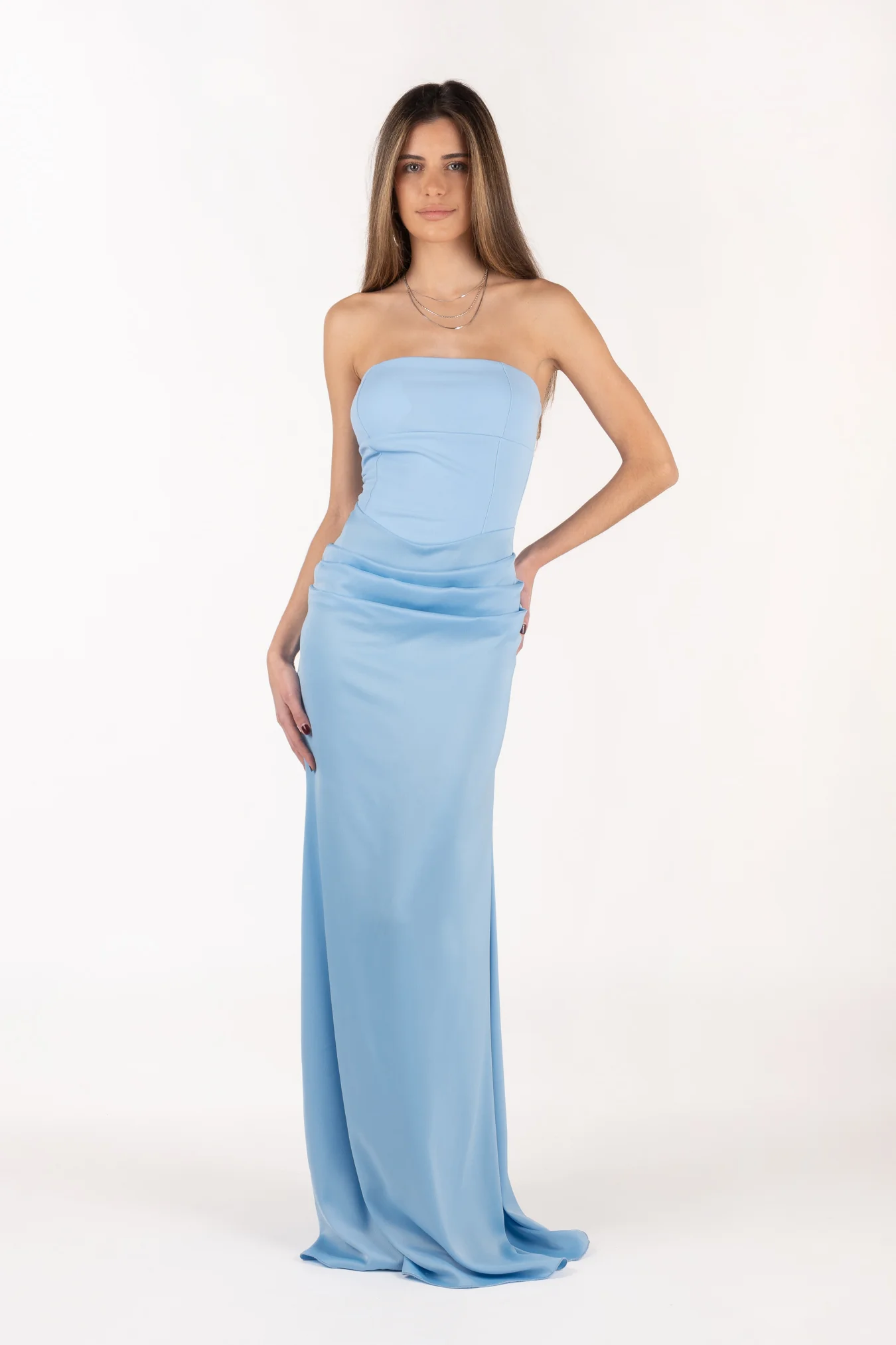 Vestido Isabella Celeste - Image 5