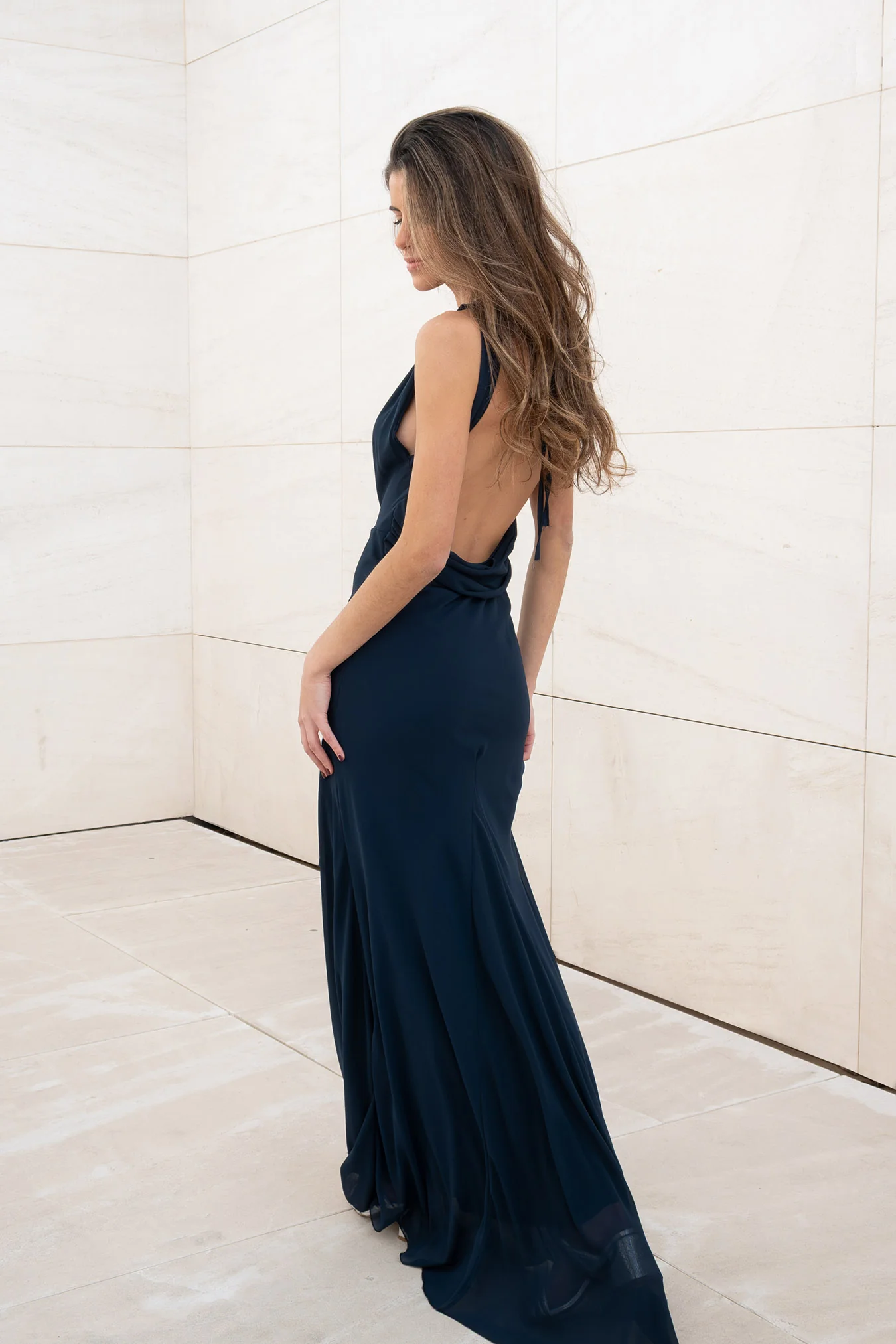 Vestido June Azul Noche - Image 4
