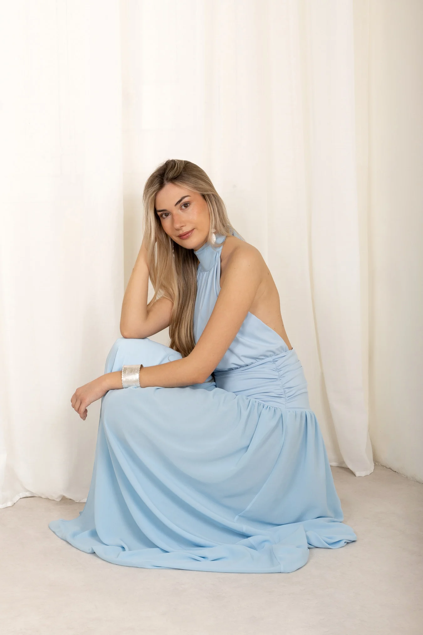 Vestido Odette Celeste - Image 7