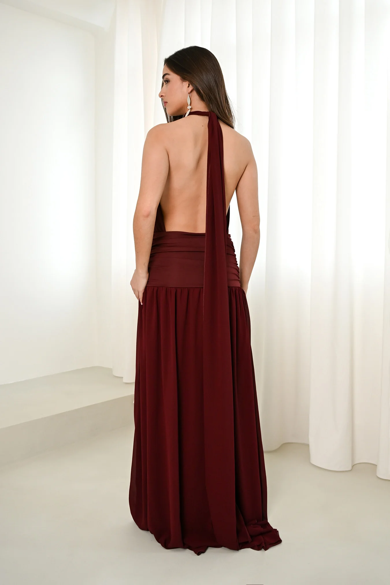 Vestido Odette Granate - Image 3