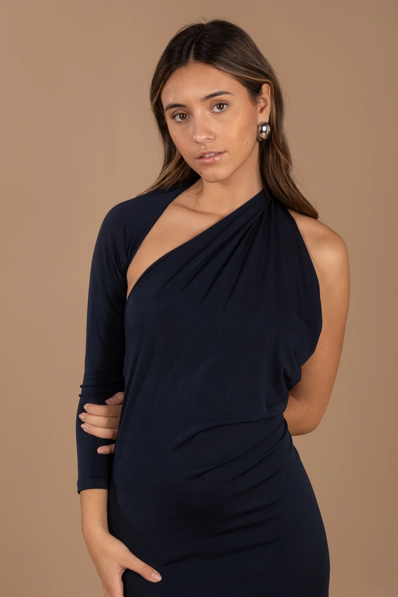 Vestido René Azul Marino - Image 3