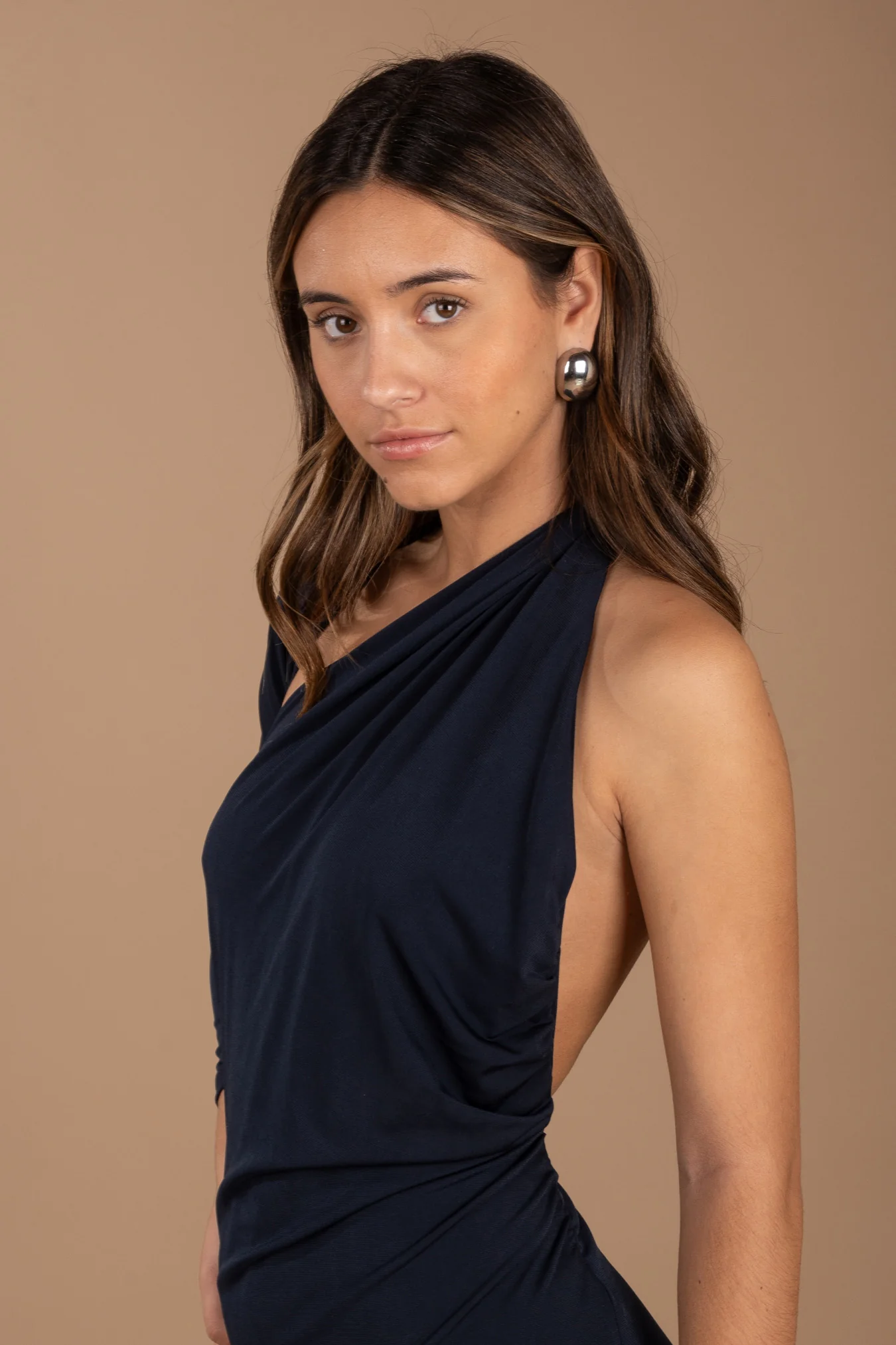 Vestido René Azul Marino - Image 4