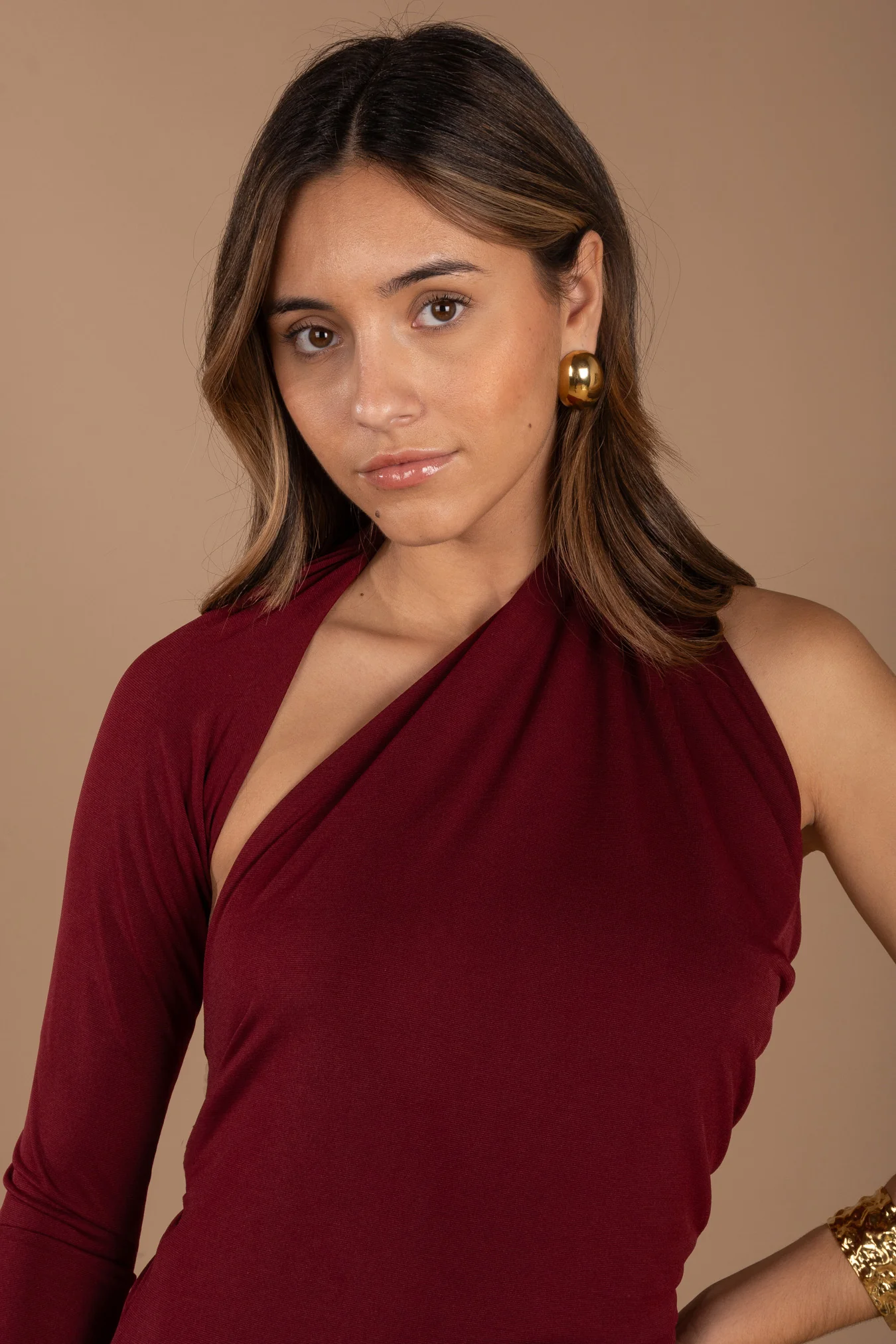 Vestido René Granate - Image 7