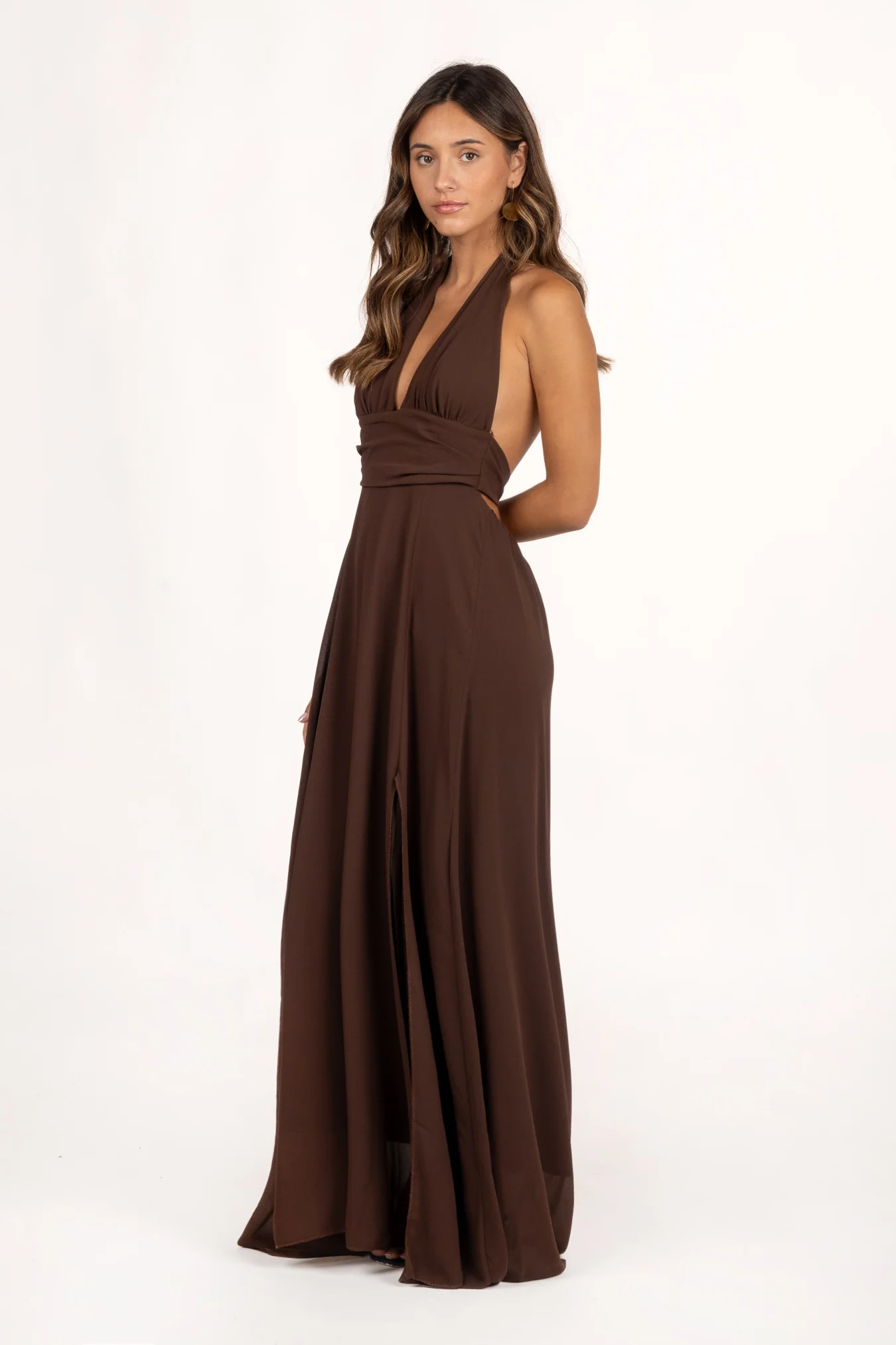 Vestido Valeria Marrón - Image 4