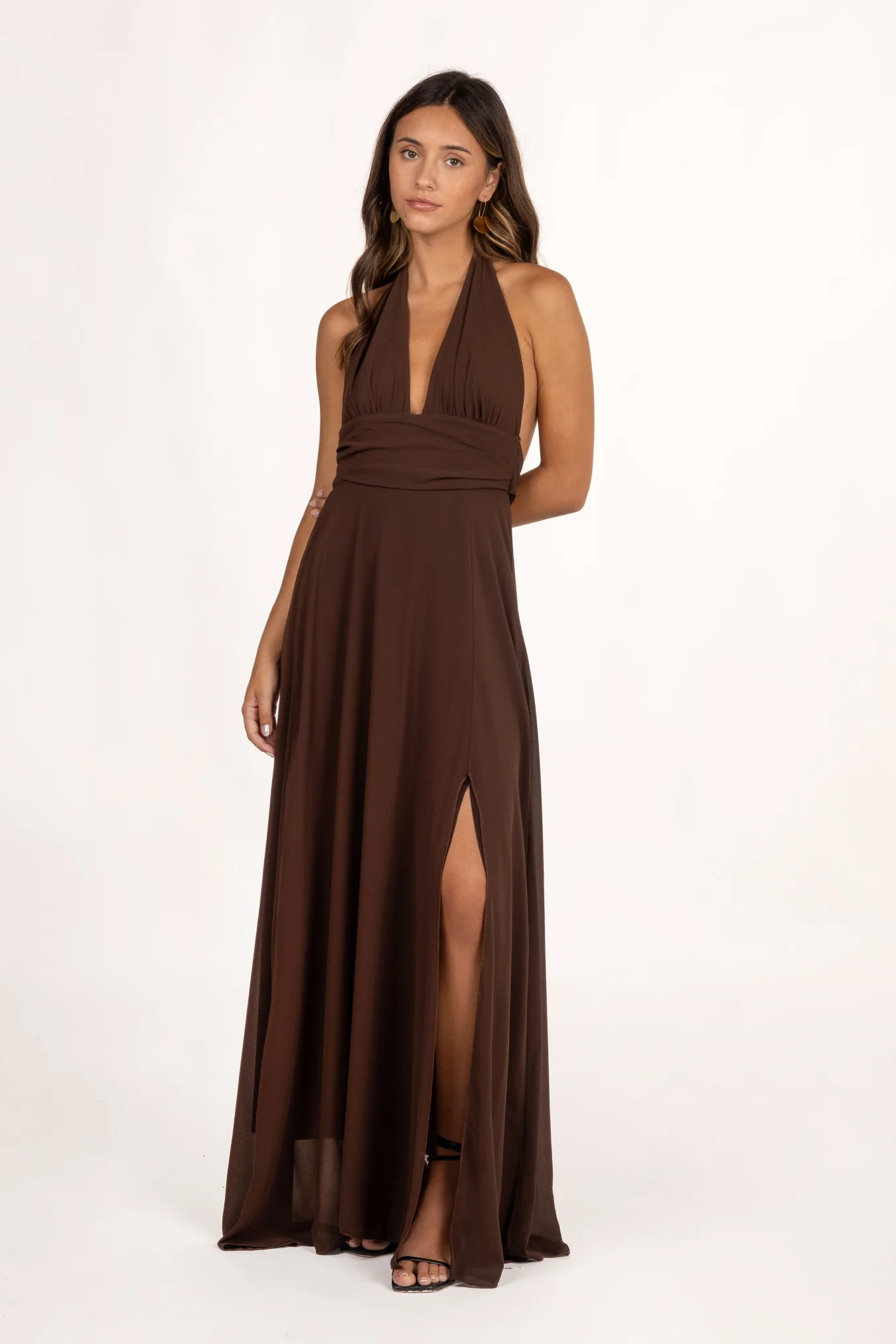 Vestido Valeria Marrón - Image 7